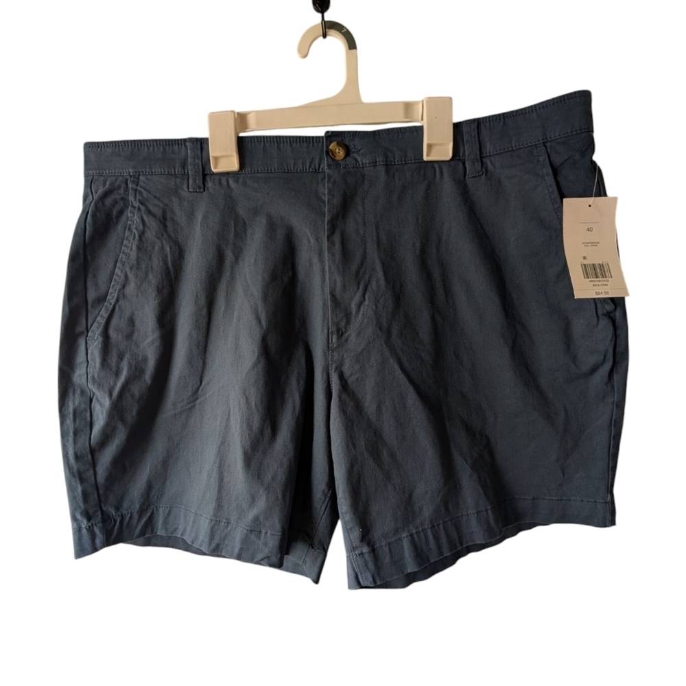 Crown & Ivy Men's Navy Blue Shorts Waist 40
